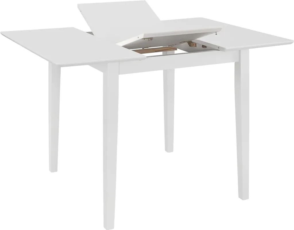 Petite table extensible Blanche : la solution gain de place en MDF