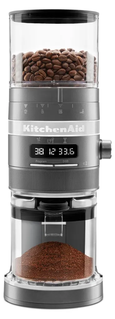 Machine à moudre le café KitchenAid Artisan 5KCG8433EMS Gris Étain