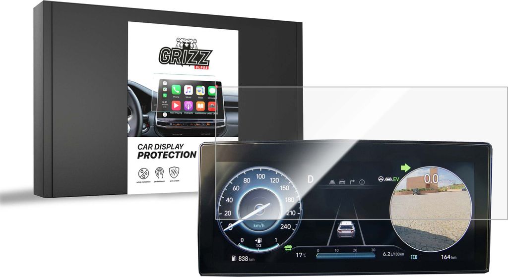 Keramische Autodisplayfolie für Hyundai Tucson 10,25" (2020-2024), Grizz Protector
