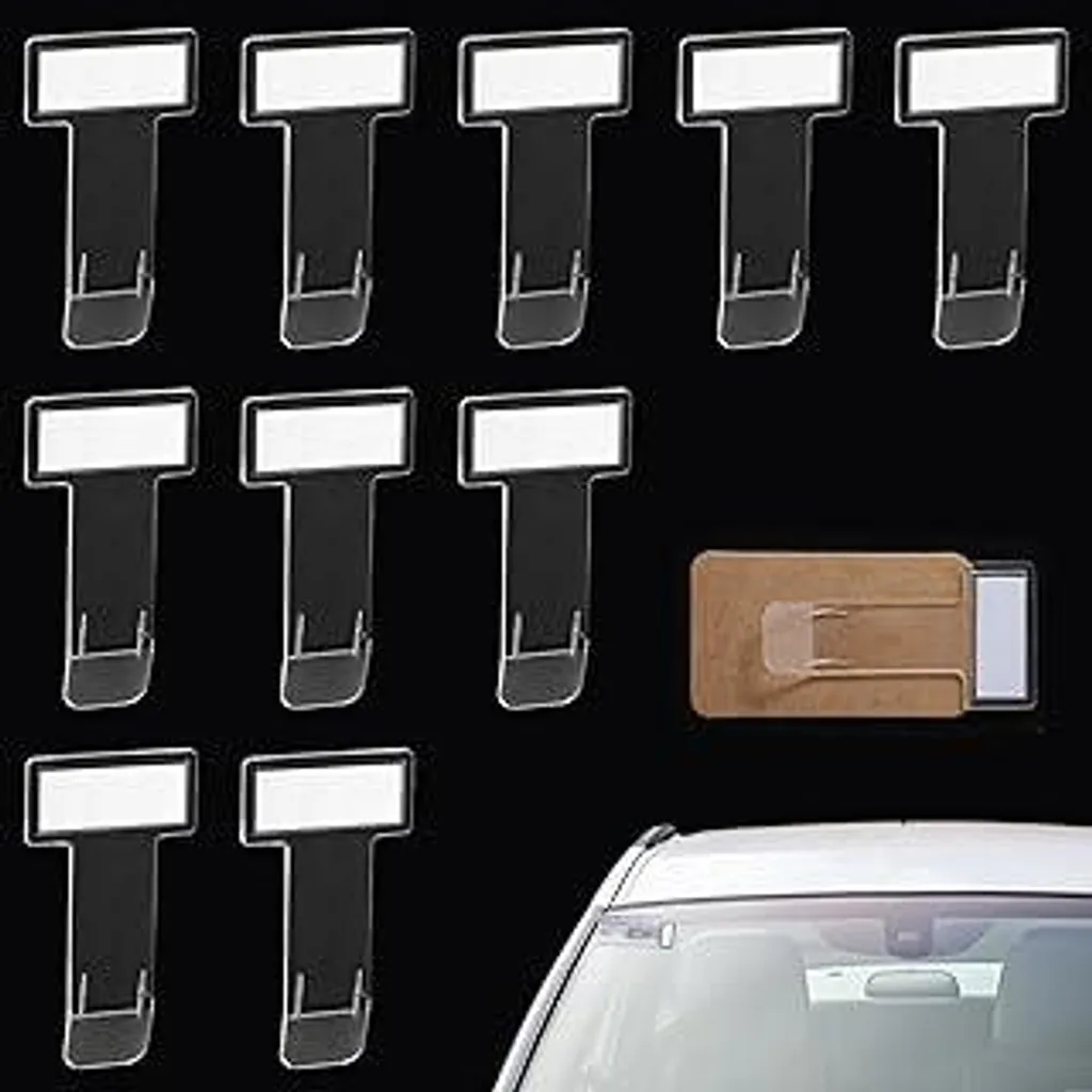 TIESOME 10 Clip Porta Biglietti Parcheggio per Parabrezza - Offerta Auto