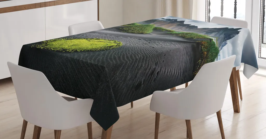 Tovaglia Island ABAKUHAUS 140x200 Giallo Verde - La Casa Colorata