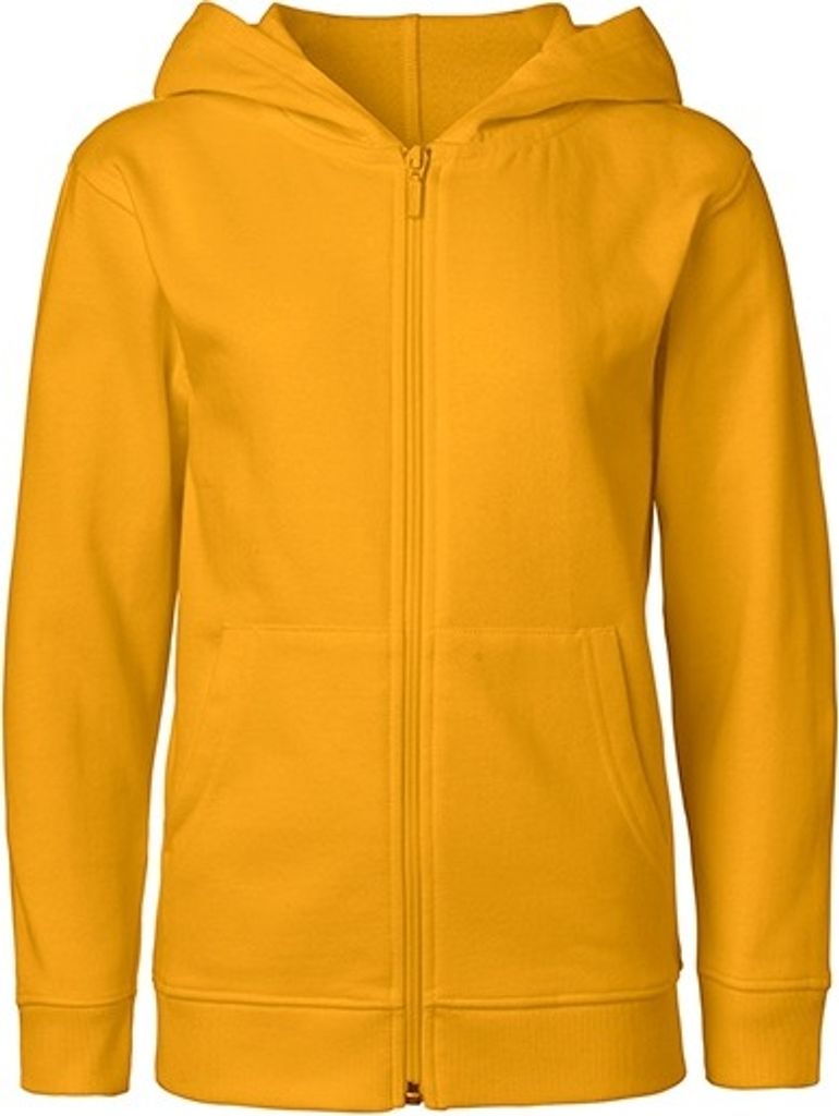 Neutral , Kids ́ Zip Hoodie , Yellow , 152/158