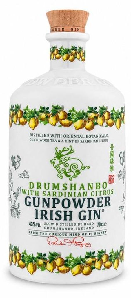Drumshanbo Gunpowder Gin Sardinian Citrus 700ml 43% Vol. Produktbild 