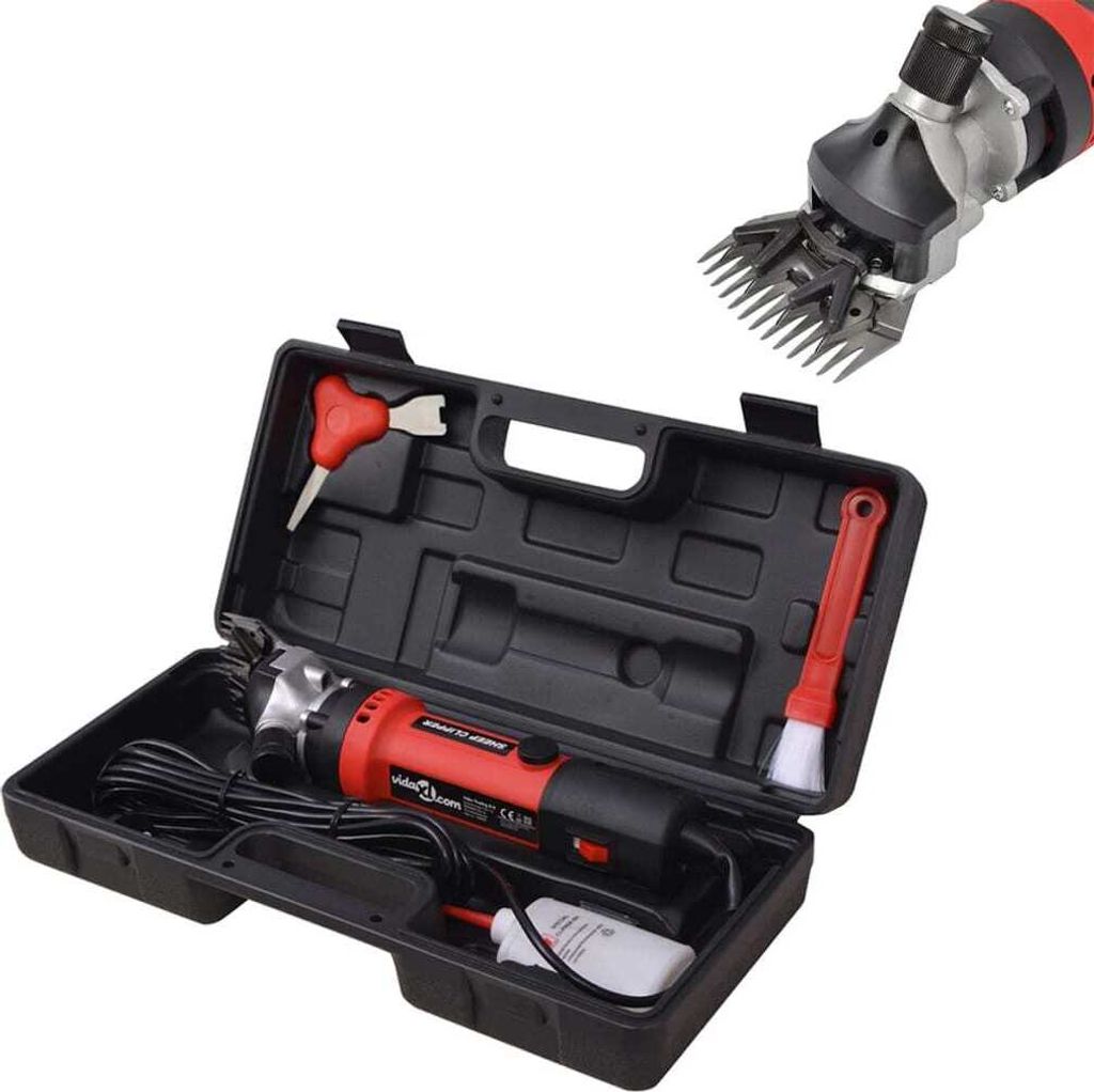 Vidaxl 7-teilig Schäferdeuse-Set 550W Immagine del prodotto 