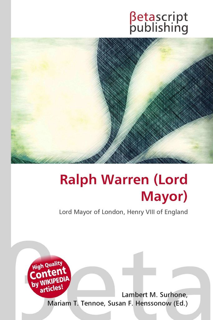 Ralph Warren (Lord Mayor)