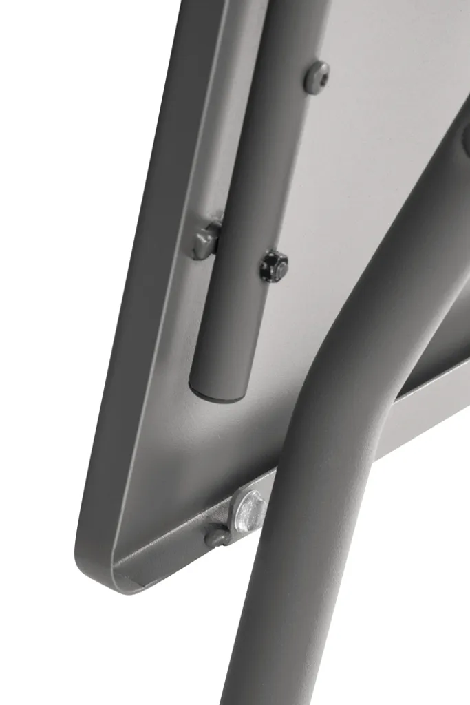 Table Pliante Résistante aux Intempéries Titane - Plateau Acier Robuste - 10