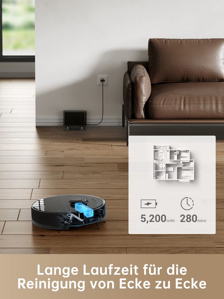 Dreame D10s Pro Staubsauger Roboter 5000Pa Saugkraft Produktbild 5