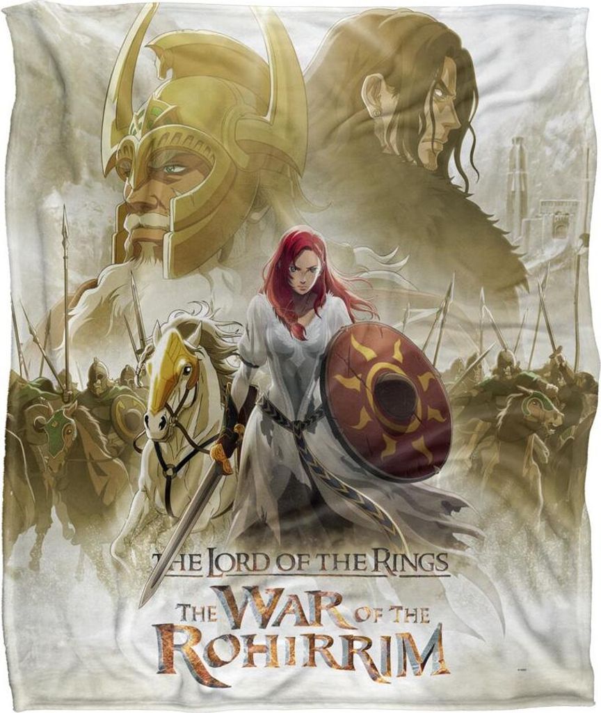 Lord Of The Rings - Decke "The War Of The Rohirrim" TV19113 (Einheitsgröße) (Bunt)