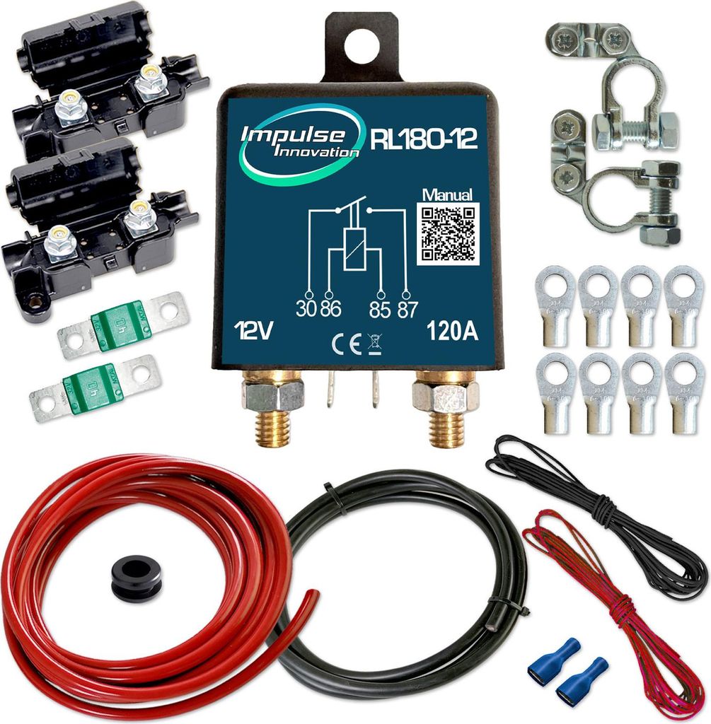 Zweitbatterieset | RL180-12 ECO | Trennrelais 12V 120A | Produktbild 