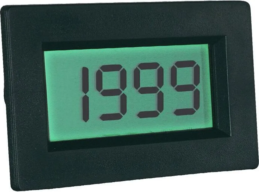 Afficheur de Tension Numérique LCD 13mm PeakTech LDP-140 Encastrable