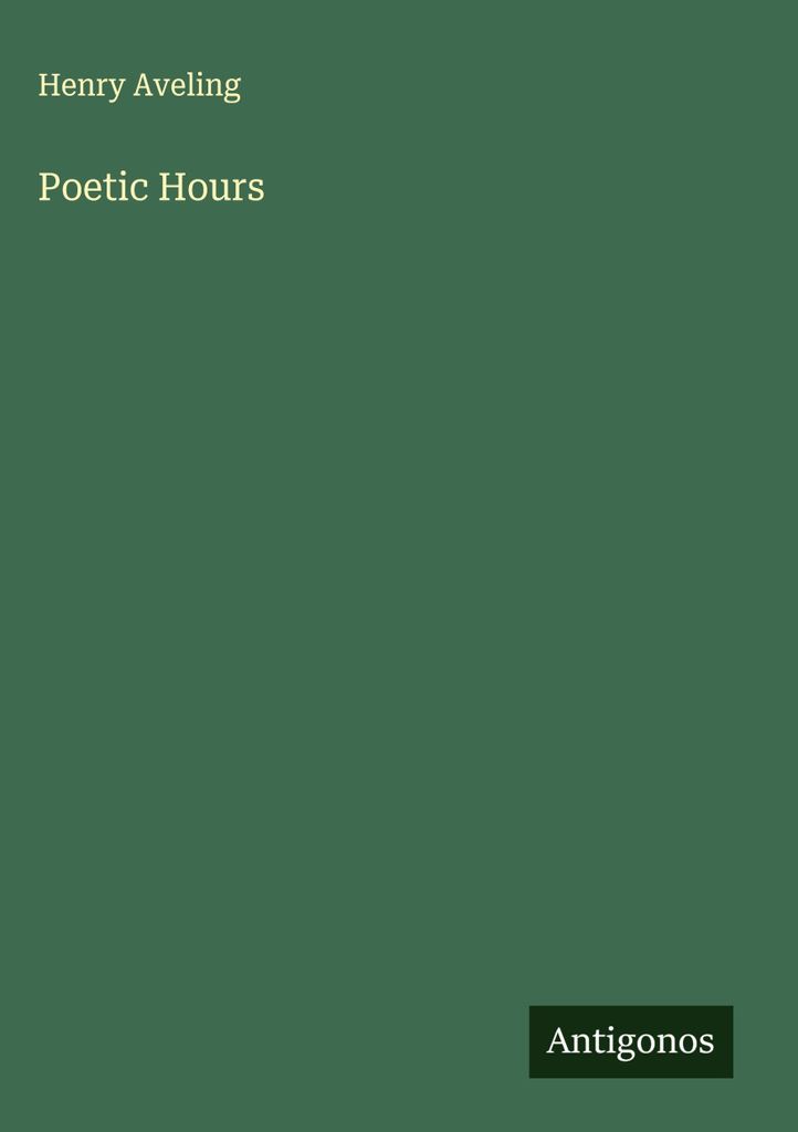 Poetische Stunden