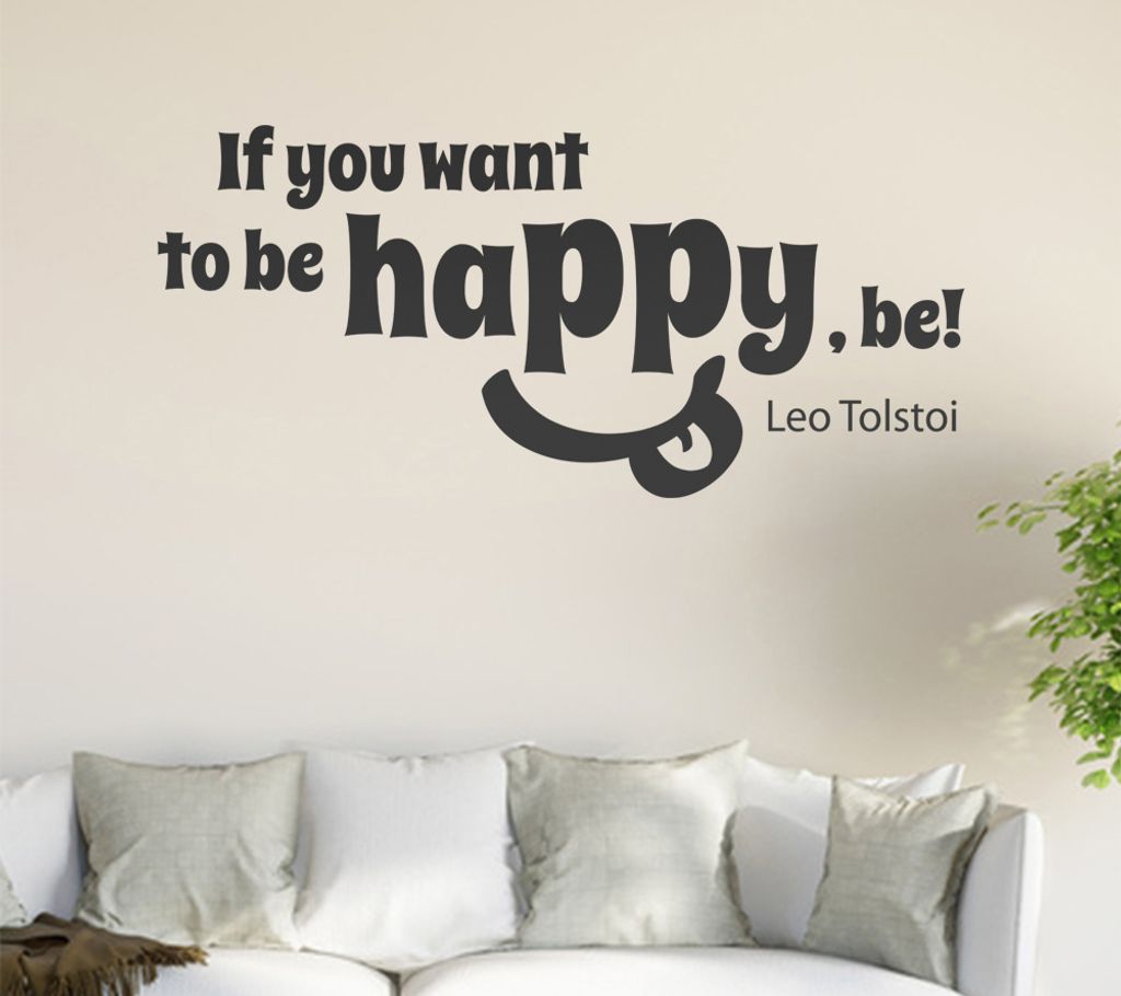 If You wan't to be .... I Wandtattoo in 6 Größen - Wandaufkleber Wall Sticker - Dekoration, Küche, Wohnzimmer, Schlafzimmer, Badezimmer