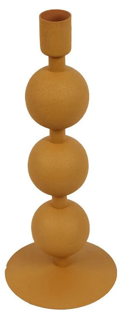 Décoration de Table Bougeoir Rana L Orange 25cm - Set de 3 Boules