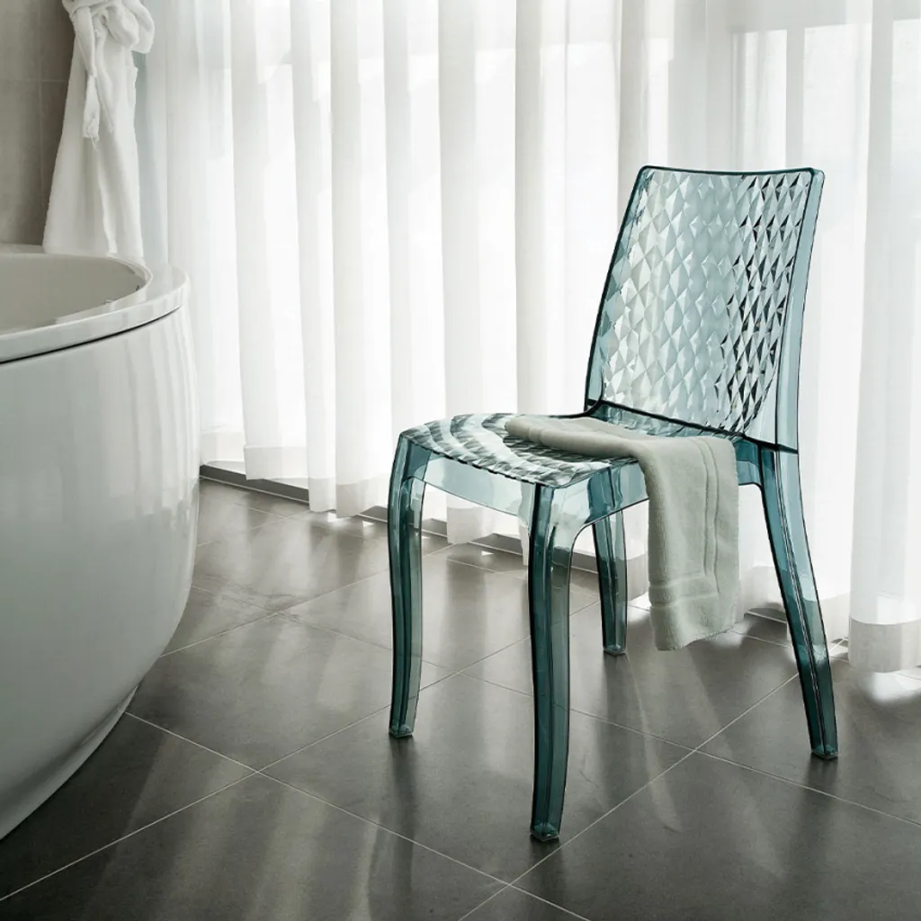 Chaise transparente en polycarbonate Hypnotic Grand Soleil design - 10