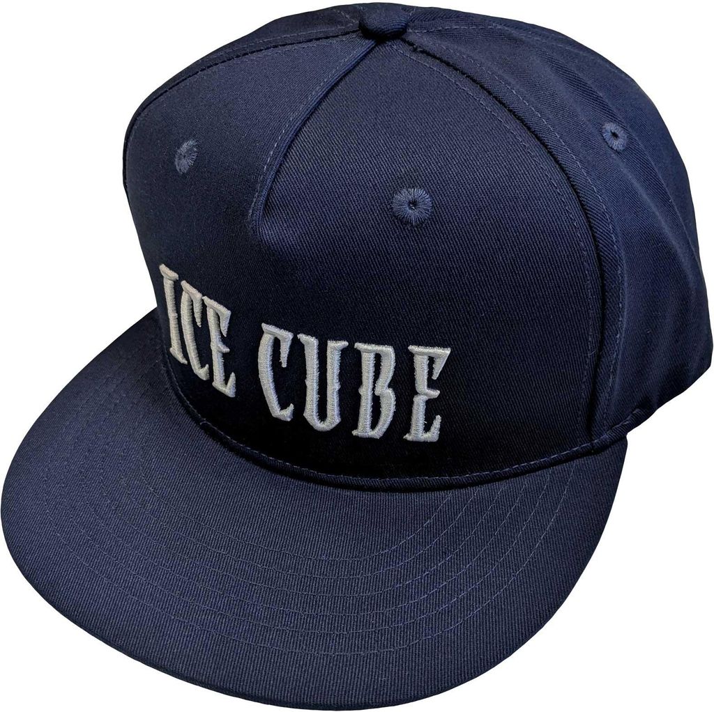 Ice Cube - Snapback Mütze für Herren/Damen Uni RO5886 (Einheitsgröße) (Marineblau)