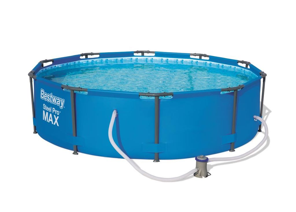 Steel Pro Max™ Frame Pool Komplett-Set, rund, mit Produktbild 21