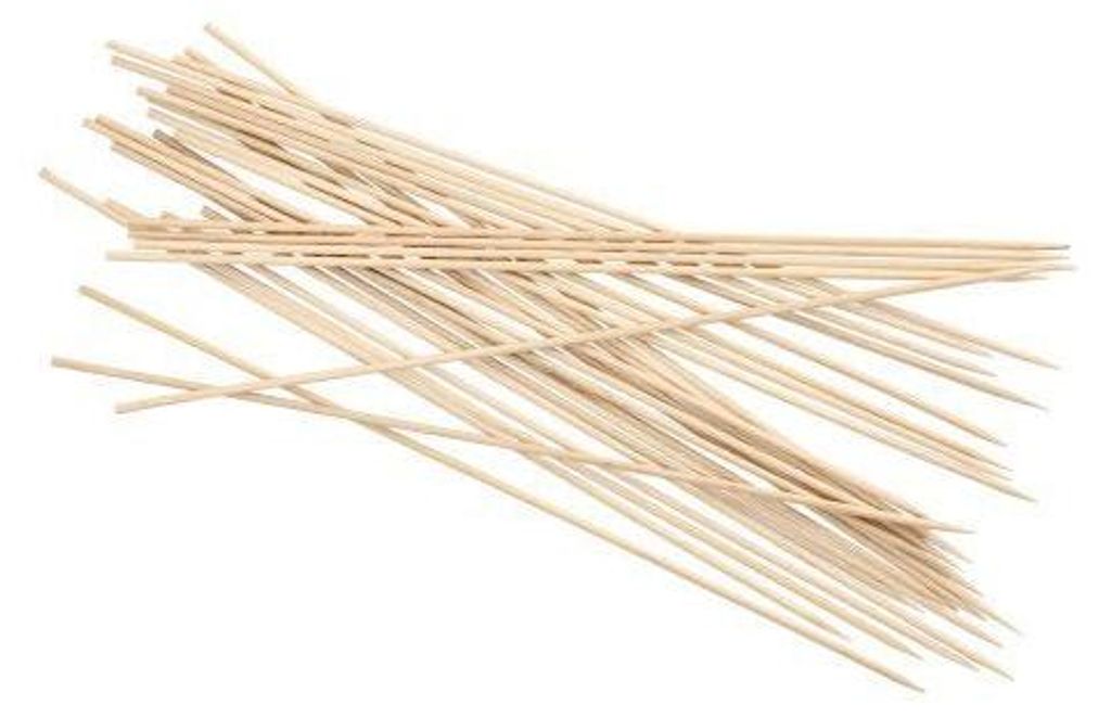 Papstar Schaschlikspieße, Holz "pure" Ø 3 mm · 30 cm, 20 x Produktbild 