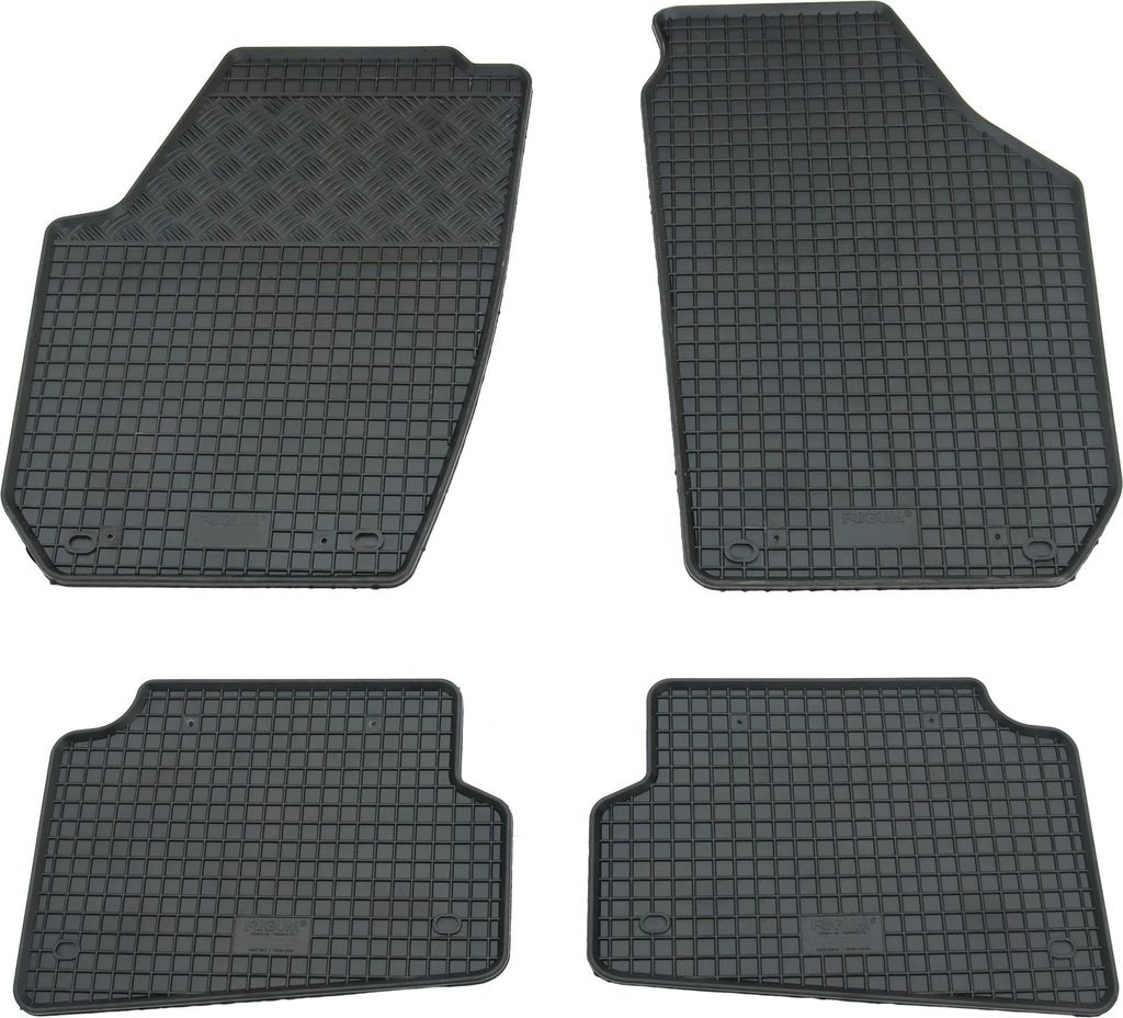 Rigum Gummi Fußmatten Set für Skoda Fabia 2, Bj. 2007- Produktbild 