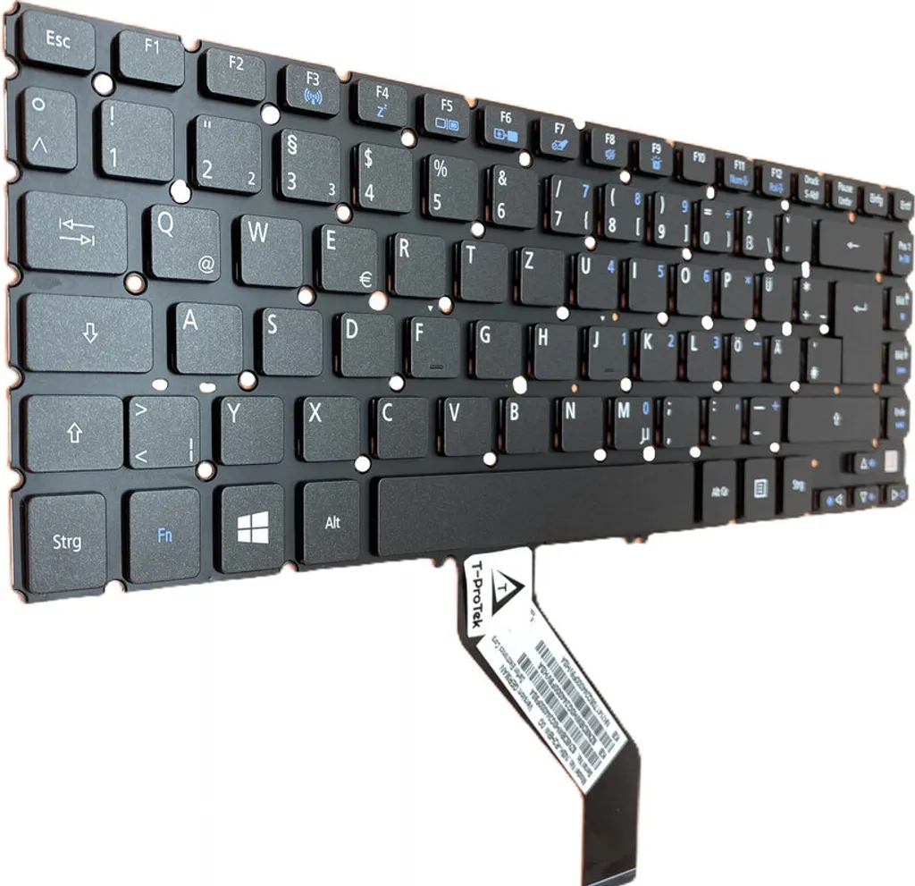 Clavier Rétroéclairé NSK-R2ABW_A03 Touches Silencieuses Noir Mat