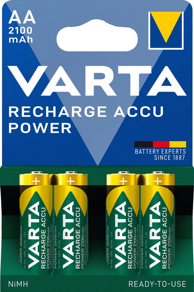 Varta -56706B, Wiederaufladbarer Akku, AA, Produktbild 