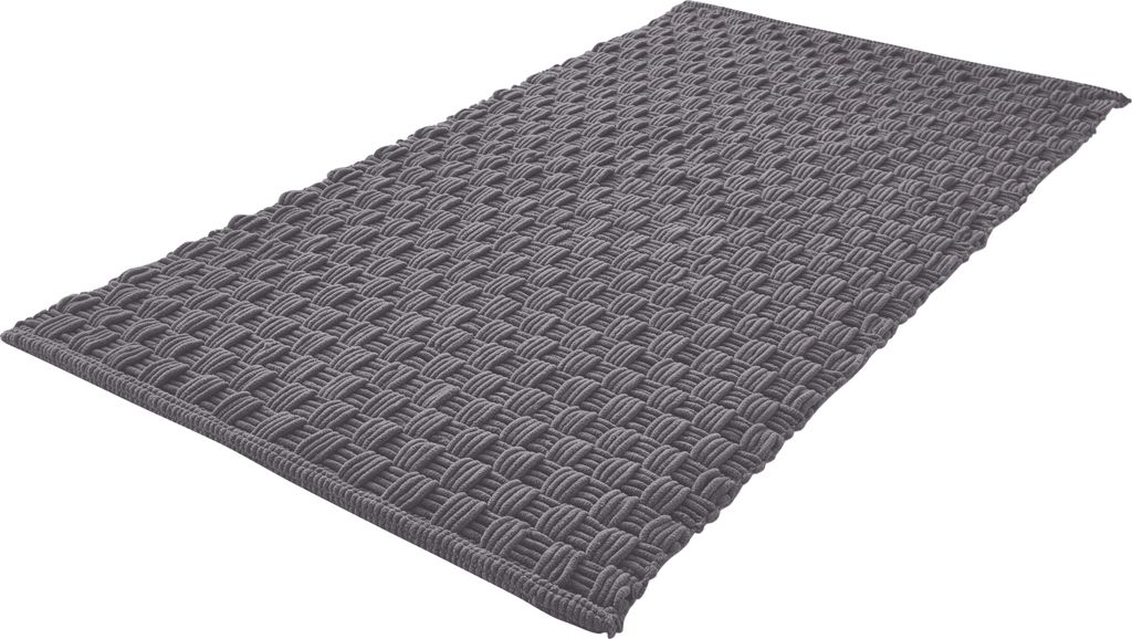 Kleine Wolke Badteppich Matino 60 x 100 cm, Schiefer