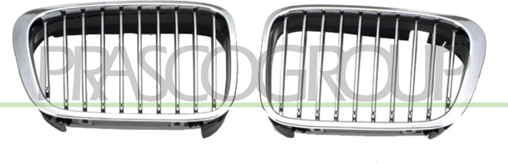 Grille de calandre gauche compatible BMW E46 pour corriger un jeu de fixation