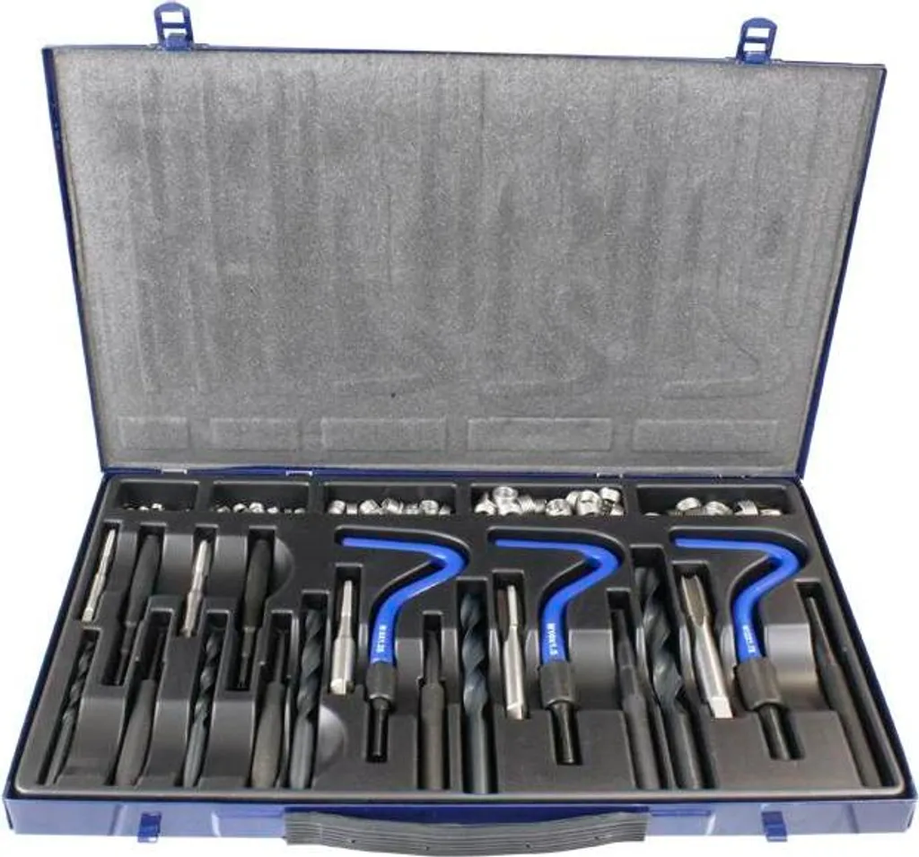 Kit de réparation de filetage M5-M12 en acier HSS pour taraudage
