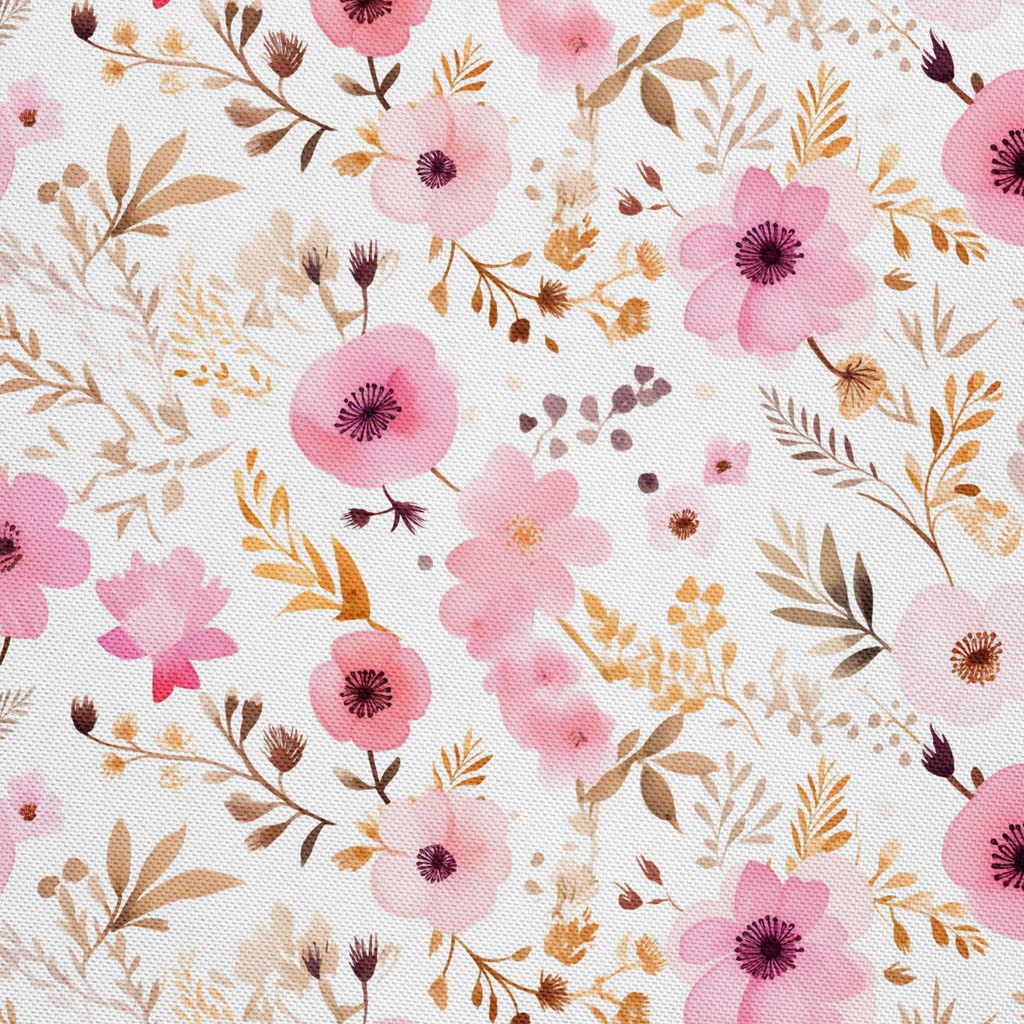 OUTDOOR DEKOSTOFFE OXFORD - Blumen- DX2064