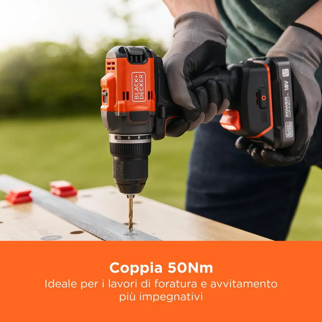 Perceuse visseuse 18V pour travaux de rénovation Black & Decker BL - 3