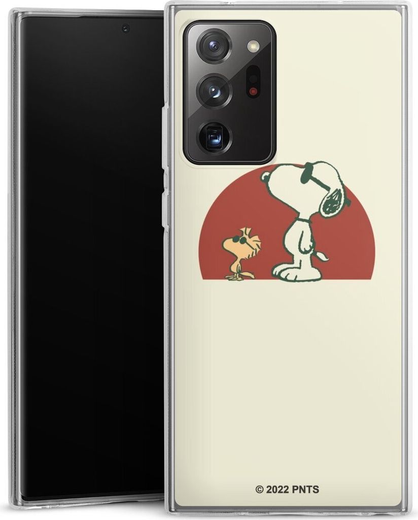 DeinDesign Handyhülle für Samsung Galaxy Note 20 Ultra Silikon Hülle Case Smartphone Schutzhülle Offizielles Lizenzprodukt Snoopy Kindheit