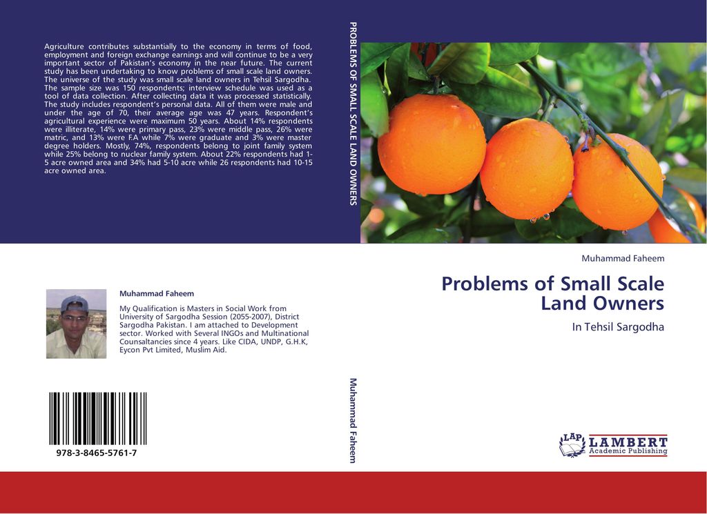 Problems of Small Scale Land Owners