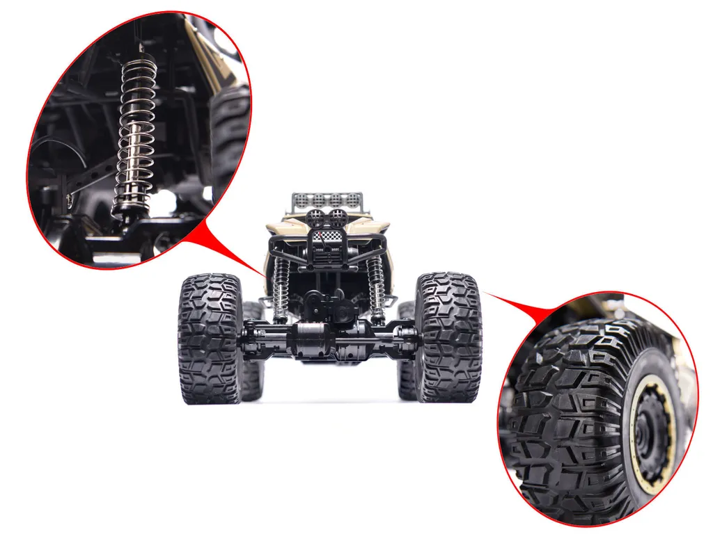 Crawler RC Robuste 1:8 - Ne reste plus bloqué sur les terrains difficiles - 15