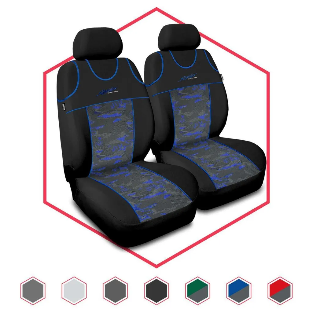 Coprisedili Sportivi Blu Stilo per Audi Q3 - Look Moderno Universale