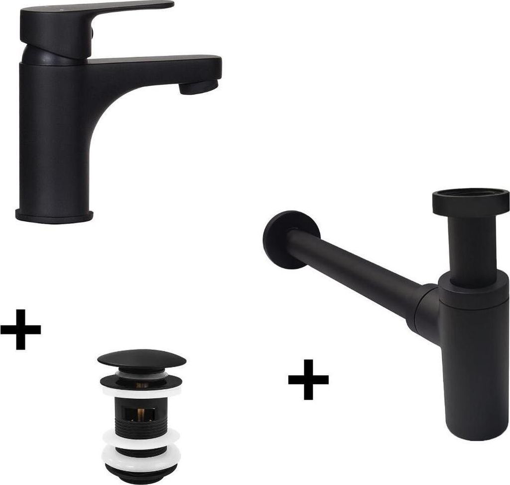 GRIFO-Wasserhahn + CLINT-Abfluss + SIMON-Siphon
