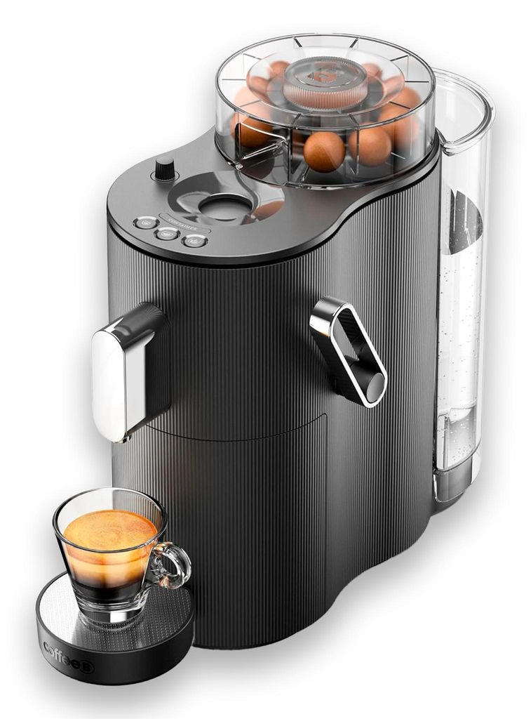 Macchina da caffè a capsule CoffeeB Globe nera Immagine del prodotto 