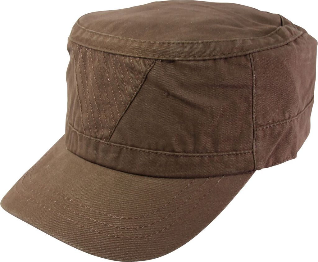 Army Military Cap - Modell 11 - dunkelbraun - Mütze