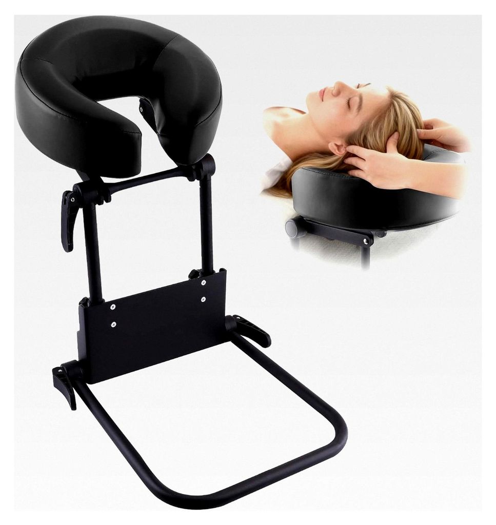 Verstellbare Kopfstütze mit Halterung für Gesichtskissen, Massage-Matratzenauflage für den Heimgebrauch, Massage-Set mit Halterung für Gesichts...