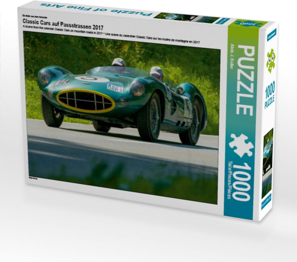 Calvendo Ein Motiv aus dem Kalender Classic Cars auf Passstrassen 2017 1000 Teile Puzzle quer 640x480mm, J. Koller Alois; 7385089