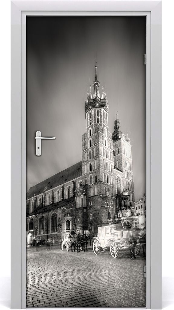 Tulup Türaufkleber 85x205 cm Dekorative Aufkleber Selbstklebend Wasserdichte Tapete Abnehmbar Schlafzimmer Wohnzimmer Wohnkultur - Krakau Polen