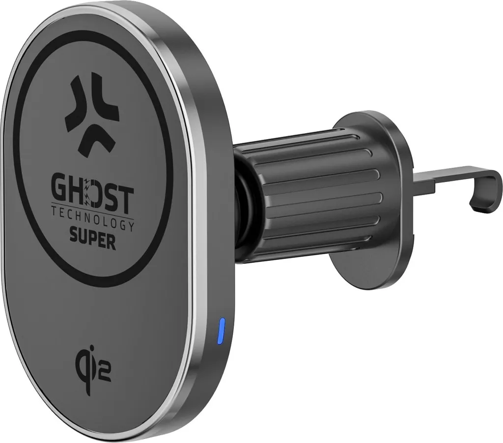 Support voiture Qi2 15W à charge sans fil rapide et fixation stable