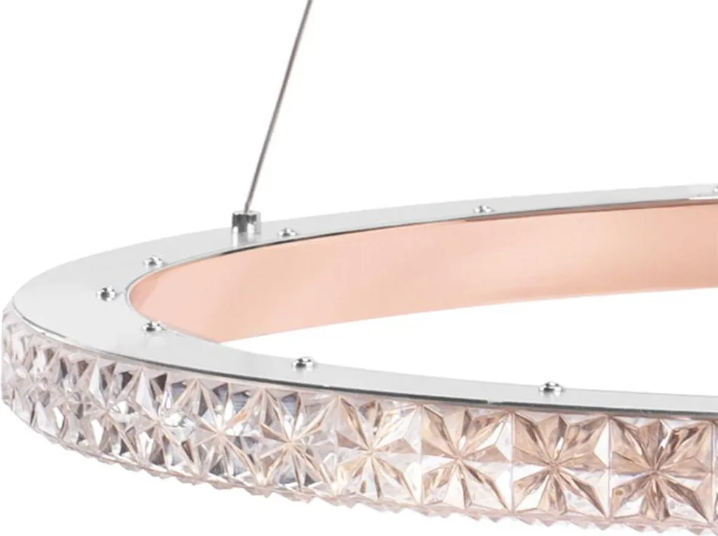 Suspension Toolight MS009-CP Idéale pour Table à Manger Rose Gold