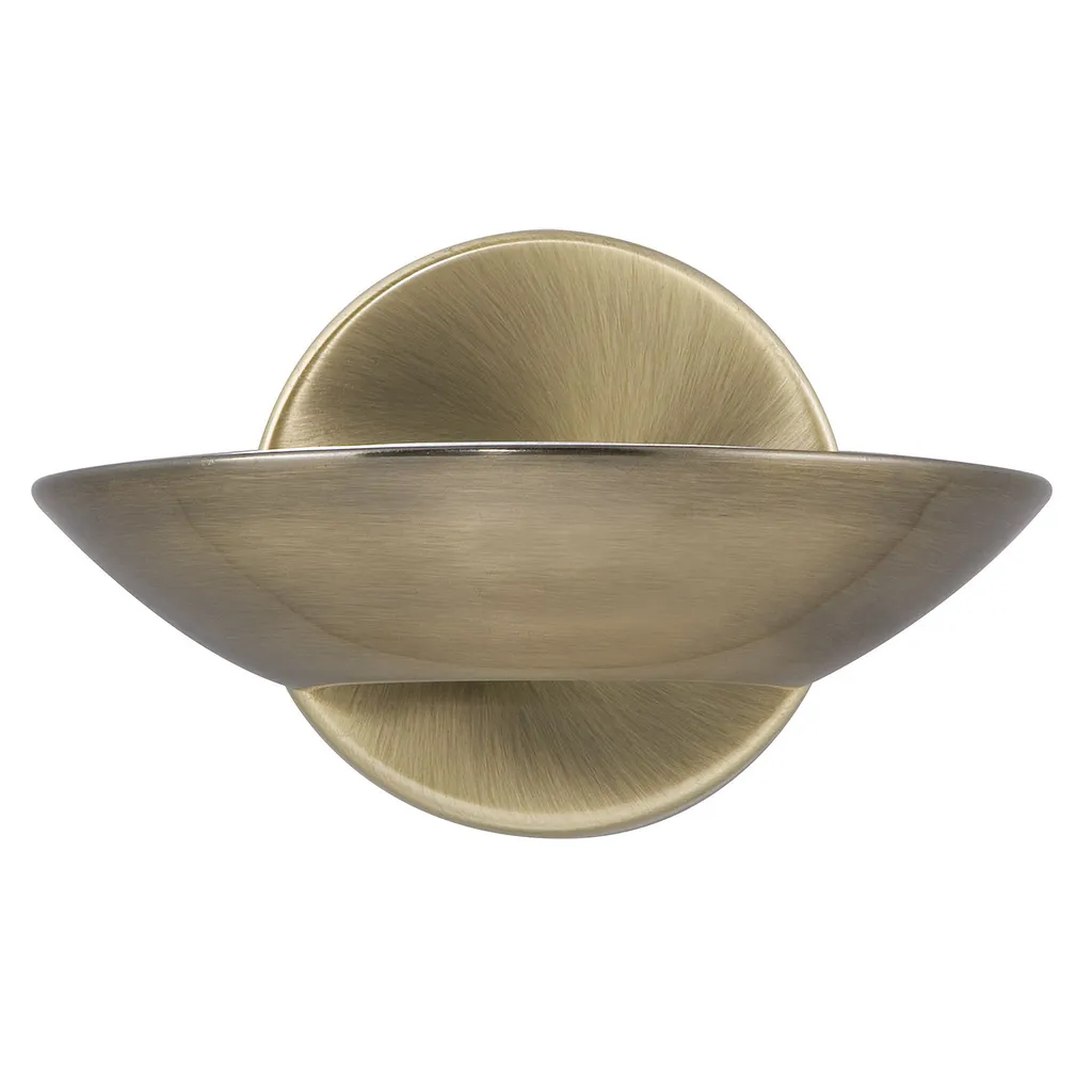 Applique LED Ottone Antico 17cm WALL | Lampada Classica per Interni