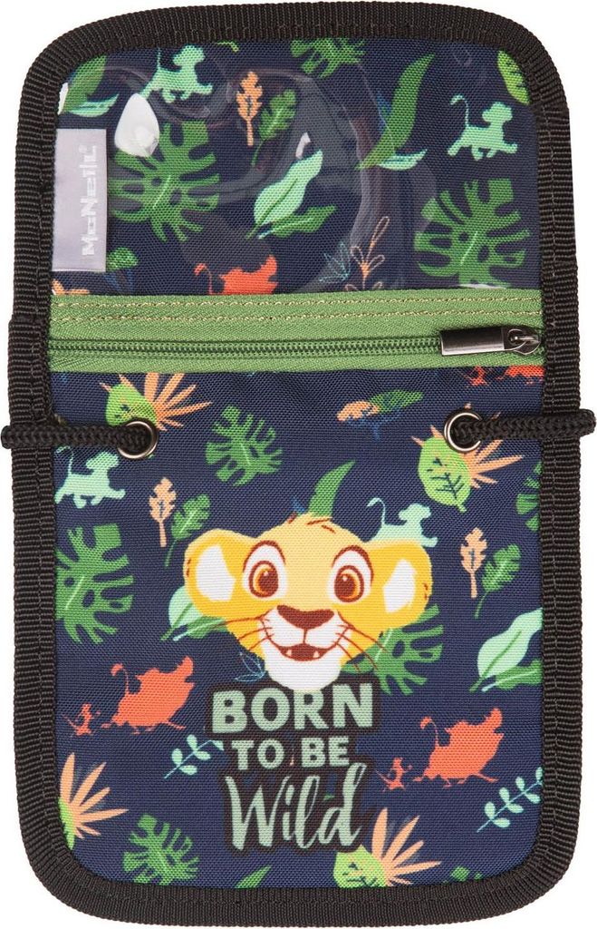 McNeill Brustbeutel Geldbörse Neck Pouch Lion King dunkelblau