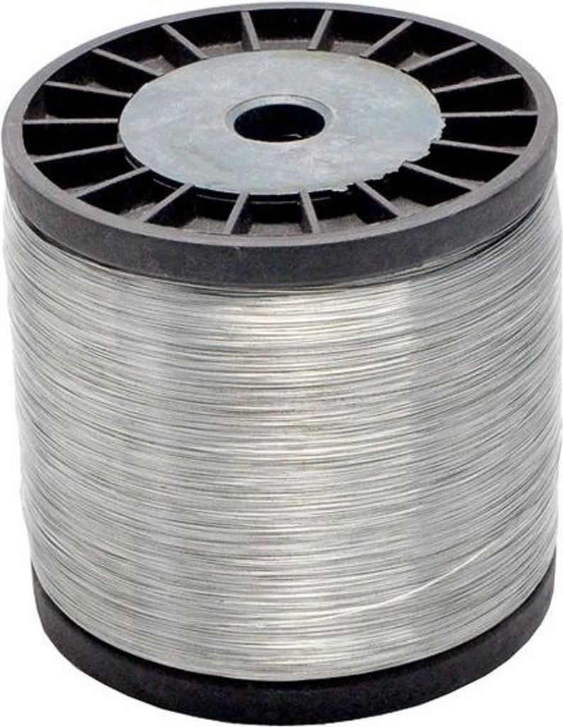 Draht Bienenstockrahmen Verzinkt - Ø 0,25 Mm - 4 Kg - Weichstahl - 10400 M