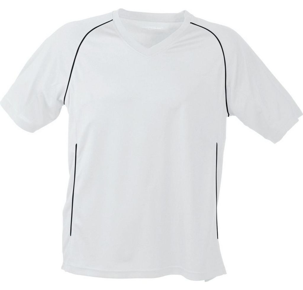 James and Nicholson - "Team" T-Shirt für Herren/Damen Uni LT2270 (M) (Weiß/Schwarz)