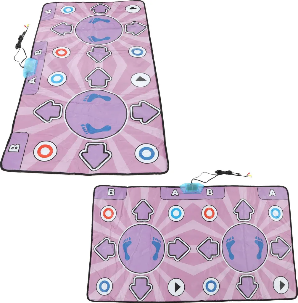 Tapis de Danse Électronique Double Haute Sensibilité AV-USB - Jeux Vidéo