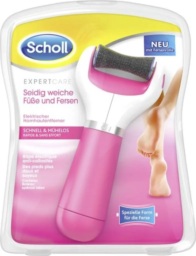 Râpe à Pieds Électrique Anti-callosités Scholl Velvet Smooth Rose 1 pc