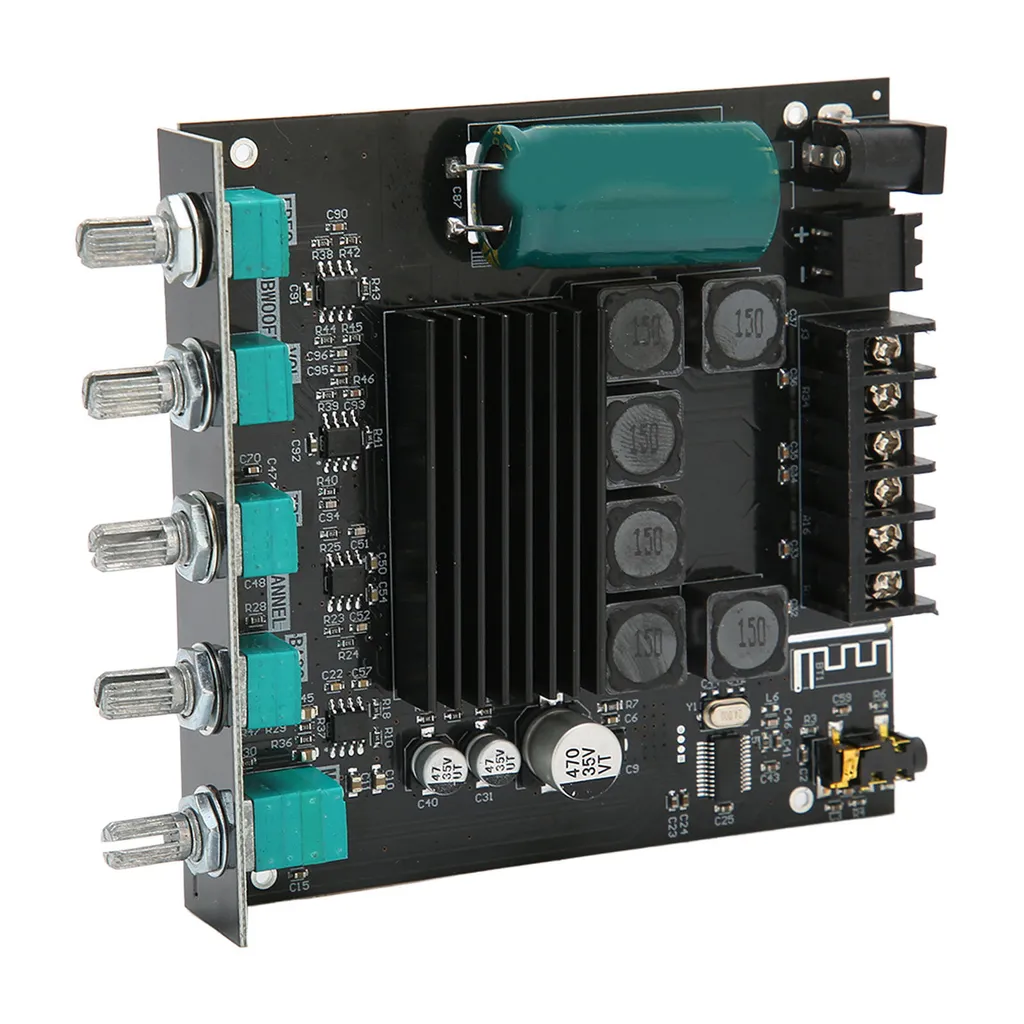 Scheda amplificatore di potenza BT, scheda amplificatore digitale BT, modulo amplificatore di potenza wireless, scheda amplificatore subwoofer, modulo amplificatore di potenza digitale, scheda amplificatore di potenza - 5