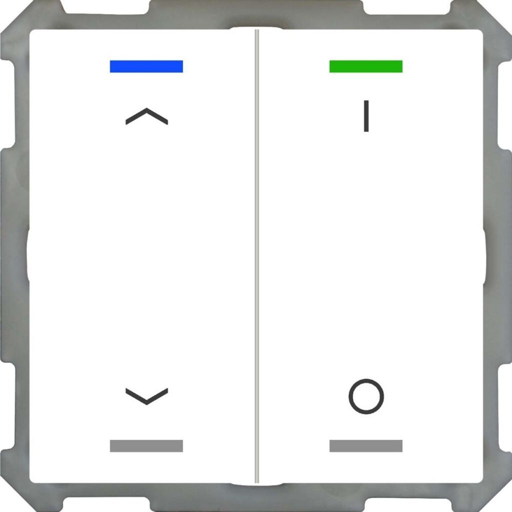 MDT technologies Taster Light 63 2-fach RGBW,Studiows,glä BE-TAL6302.C1 (BE-TAL6302.C1)
