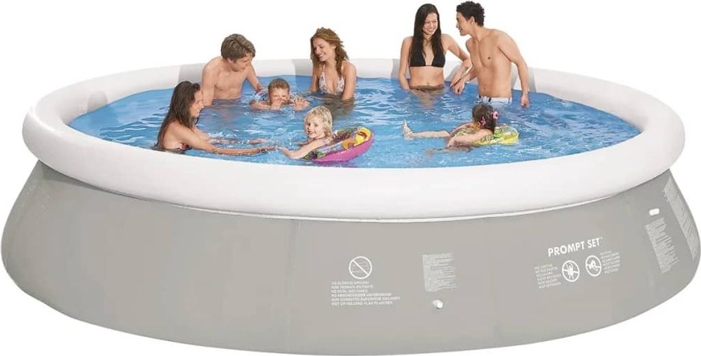 Jilong Aufblasbarer Pool Grau 450×122 cm Produktbild 
